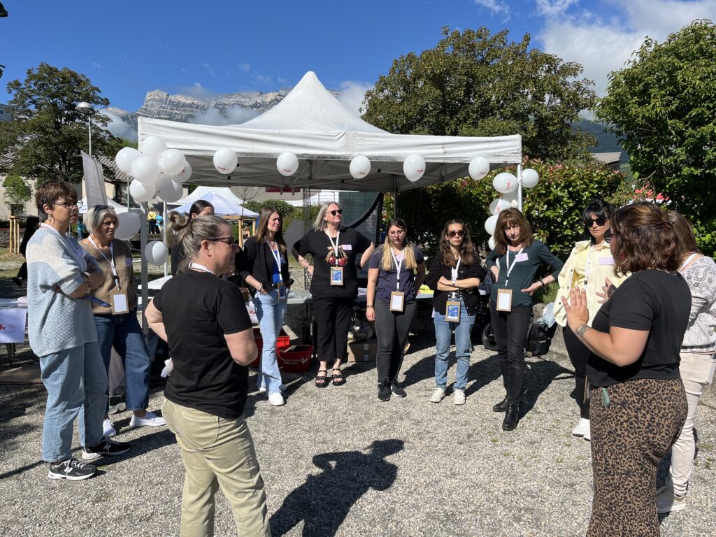 Action collective avec des familles avec l'association ADF38